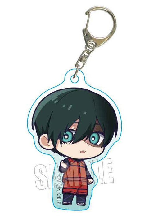 Blue Lock Bell House Petit Memo! Acrylic Key Chain Itoshi Rin