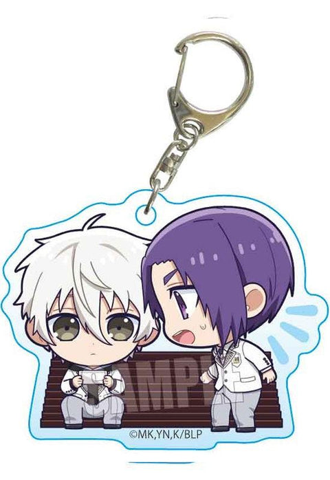 Blue Lock Bell House Petit Memo! Acrylic Key Chain Nagi & Reo