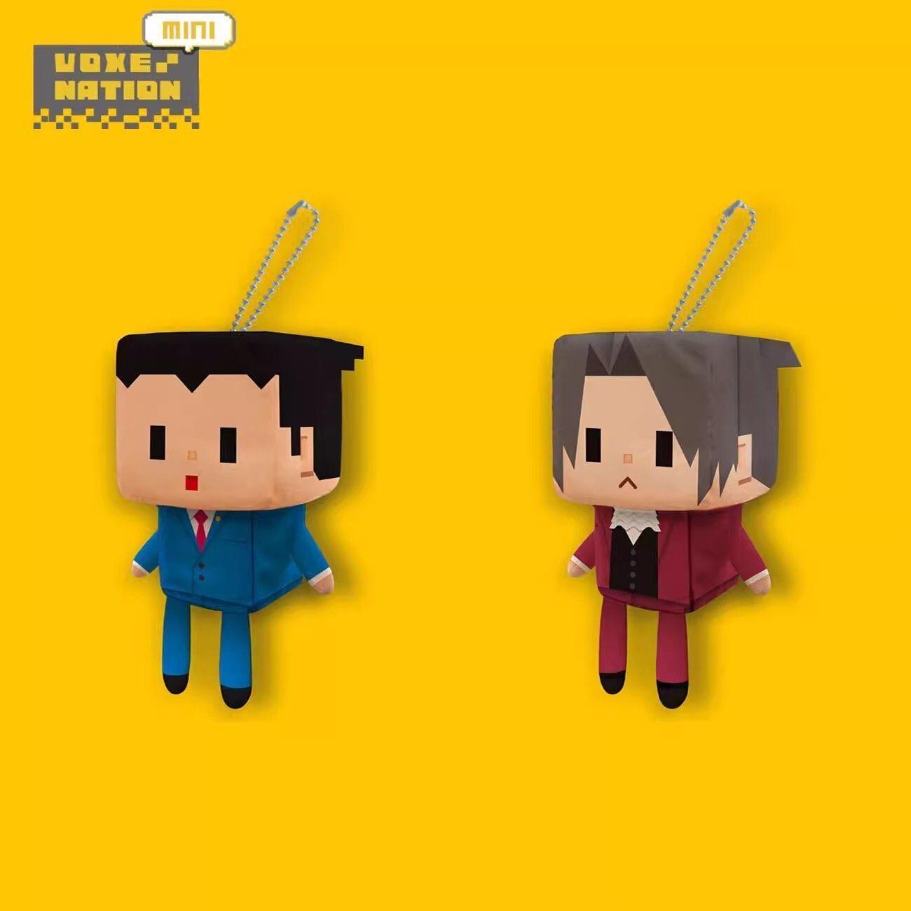 Capcom VOXENATION mini plush keychain Miles Edgeworth Ace Attorney