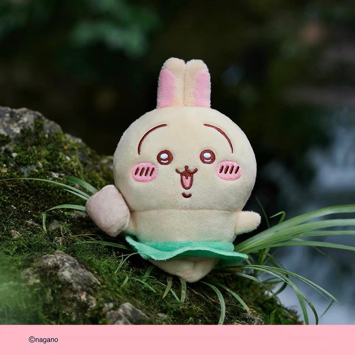 Chiikawa Usagi Summerchill Lotus Plush Mascot