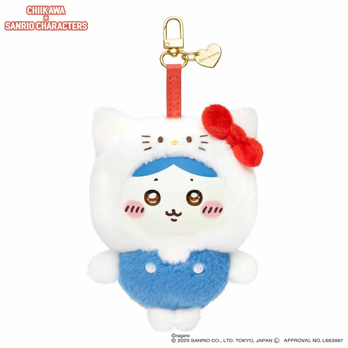 Chiikawa × Sanrio Characters Kiramekko (Hachiware × Hello Kitty)