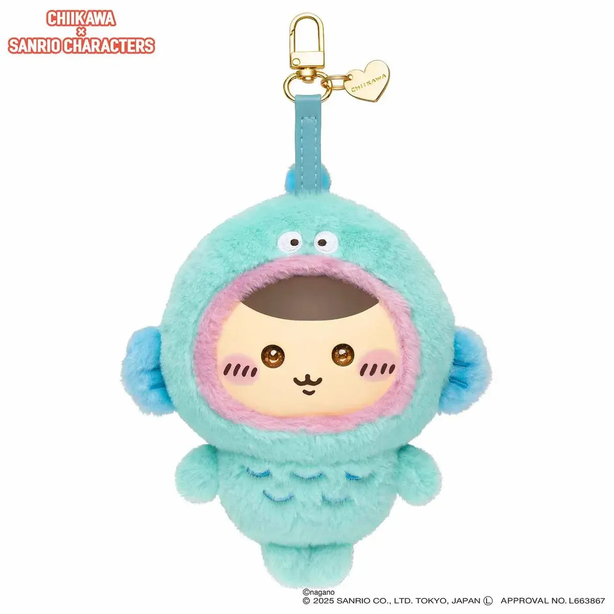 Chiikawa × Sanrio Characters Kiramekko (Kurimanju × Hangyodon)