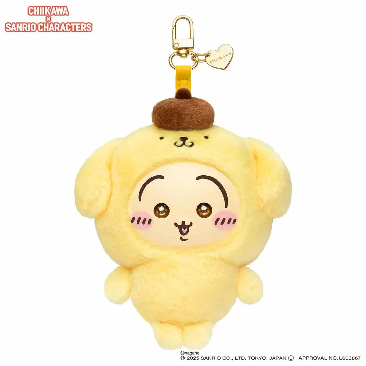 Chiikawa × Sanrio Characters Kiramekko (Usagi × Pompompurin)