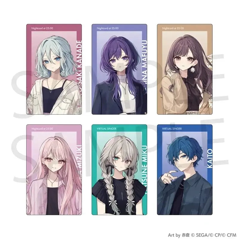 Colorful Palette Hatsune Miku Project Sekai Colorful Stage! Illustrator Collaboration ePick Card Series Clear Ver. [25-ji, Nightcord de.] Card