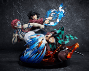 Demon Slayer: Kimetsu no Yaiba Tanjiro Kamado & Giyu Tomioka & Akaza Figure