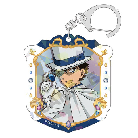 Detective Conan Trading Hologram Acrylic Keychain Jewel