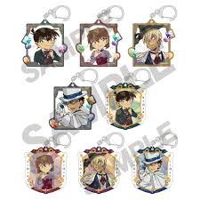 Detective Conan Trading Hologram Acrylic Keychain Jewel