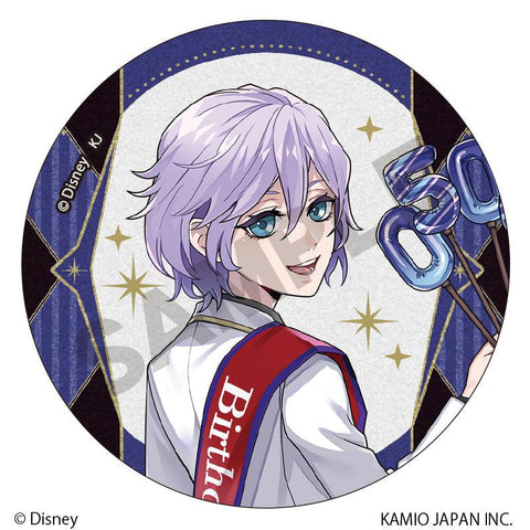 Disney Twisted Wonderland Crux Trading Glitter Can Badge Vol.2 Omekashi Birthday (1 Random)