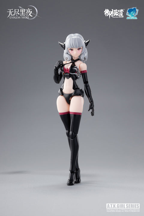 EASTERN MODEL "ENDLESS NIGHT" SERIES EASTERN MODEL VAMPIRE CARMILLA 1/12 SCALE PLASTIC MODEL KIT DELUXE EDITION