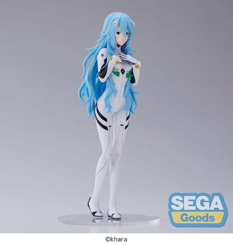 EVANGELION: 3.0+1.0 Thrice Upon a Time SEGA SPM Figure Rei Ayanami Long Hair Ver.
