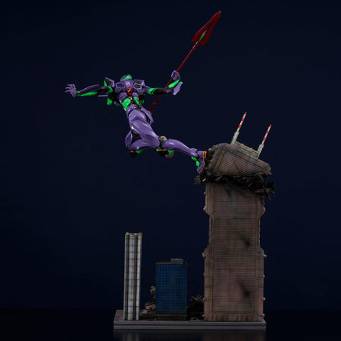 Evangelion: 3.0+1.0 Thrice Upon a Time UNION CREATIVE SCENE SCAPE DIORAMA EVA Unit 01 vs EVA Unit 13