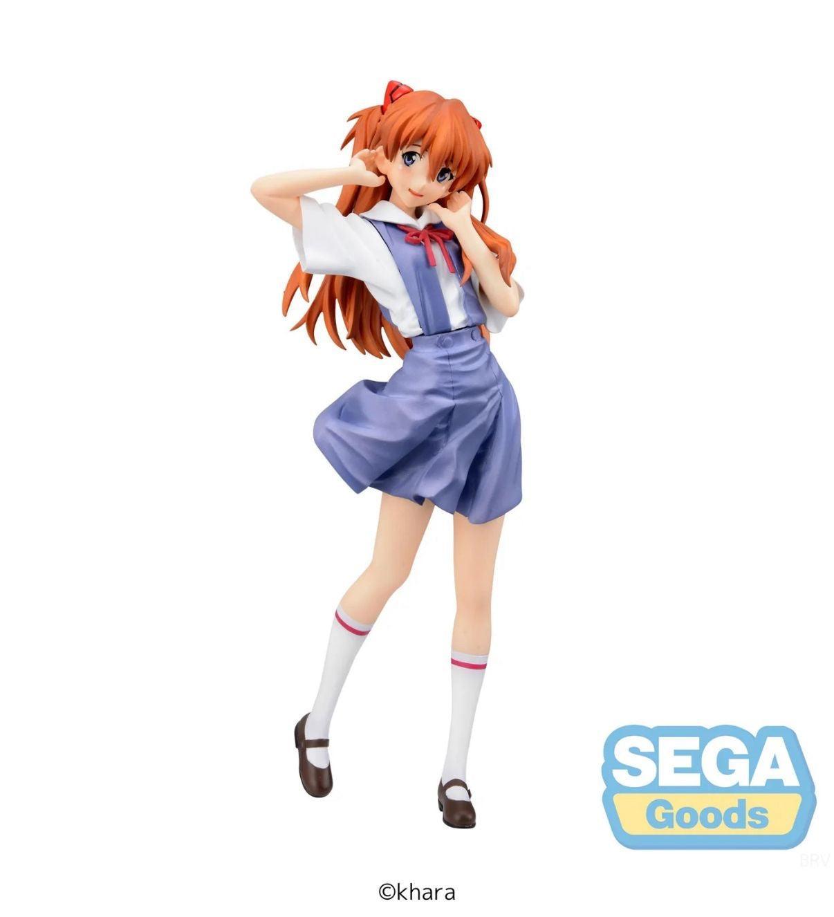 Evangelion High Premium Figure - Asuka Uniform Ver.