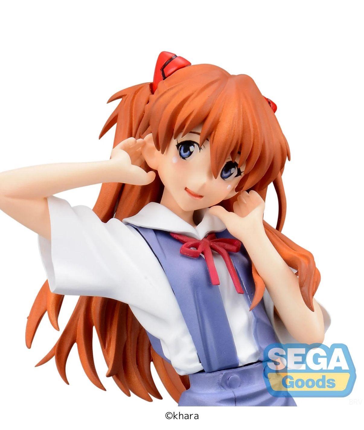 Evangelion High Premium Figure - Asuka Uniform Ver.