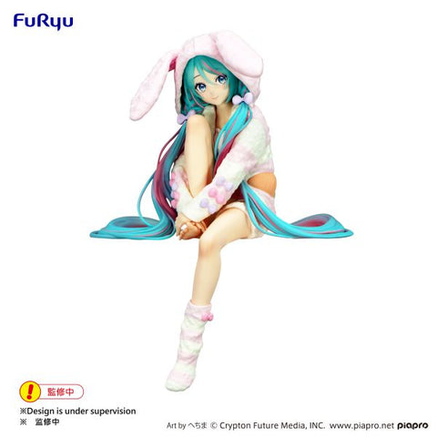 FURYU Corporation Hatsune Miku　Noodle Stopper Figure -Rabbit Ear Hood Pajama- [Preorder]