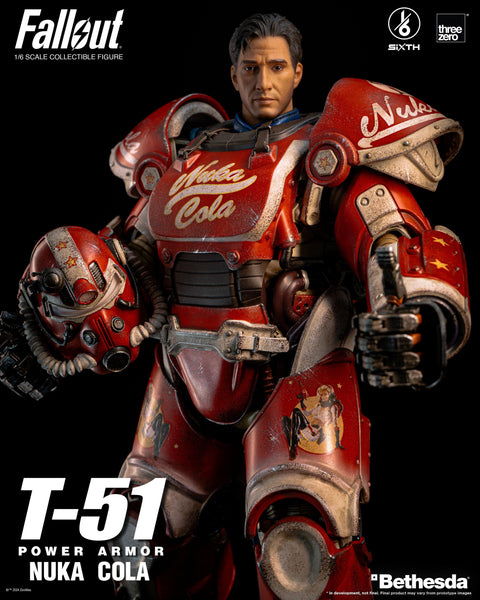 Fallout 3A Threezero 1/6 T-51 Nuka Cola Power Armor