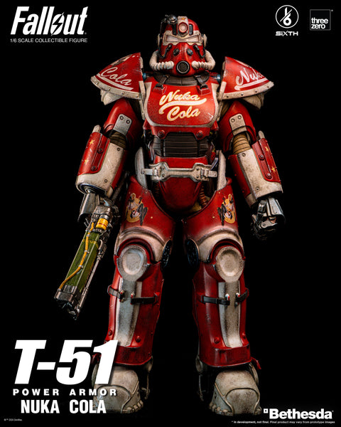 Fallout 3A Threezero 1/6 T-51 Nuka Cola Power Armor