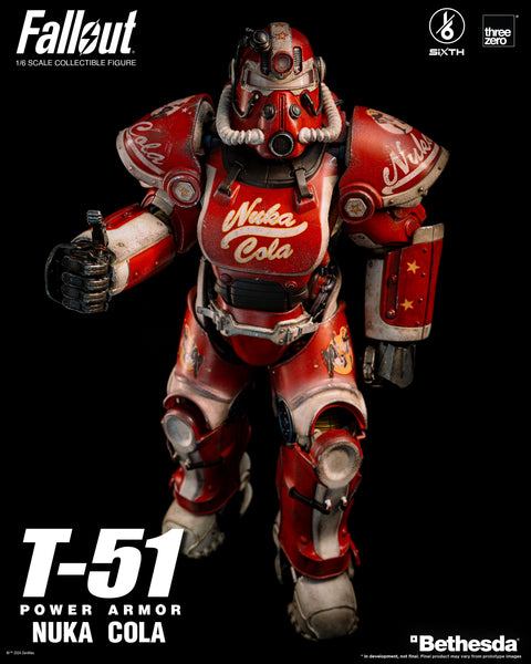 Fallout 3A Threezero 1/6 T-51 Nuka Cola Power Armor