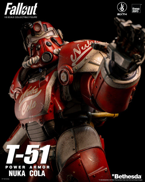 Fallout 3A Threezero 1/6 T-51 Nuka Cola Power Armor