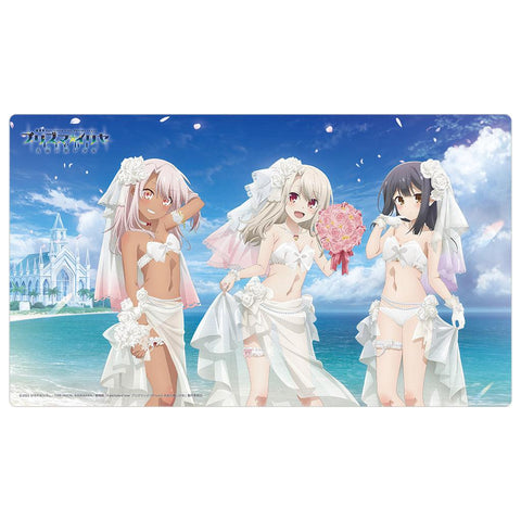 Fate/kaleid liner Prisma Illya: Licht The Nameless Girl Curtain Tamashii Original Illustration Rubber Mat Illya & Miyu & Chloe / Wedding Swimwear