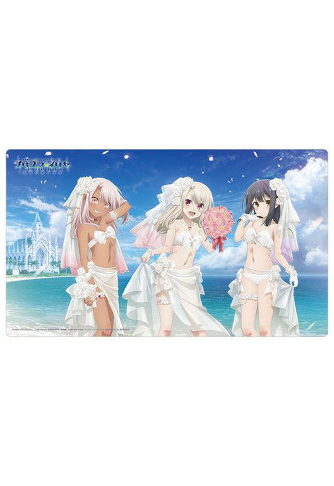 Fate/kaleid liner Prisma Illya: Licht The Nameless Girl Curtain Tamashii Original Illustration Rubber Mat Illya & Miyu & Chloe / Wedding Swimwear