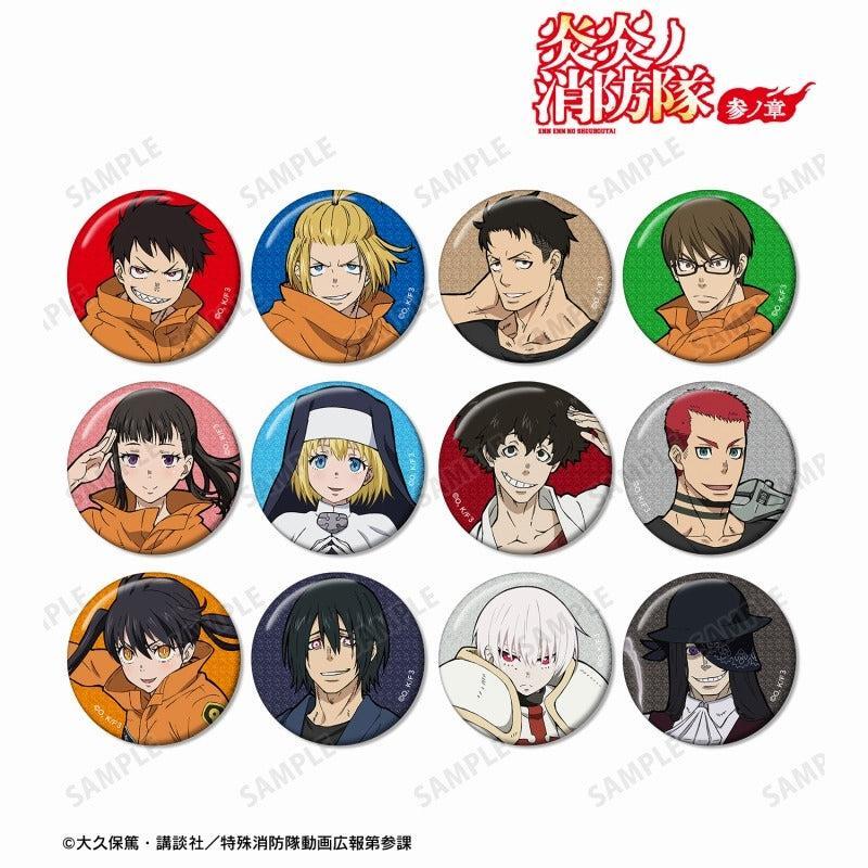 Fire Force Season 3 Trading Glitter Can Badge