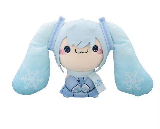FuRyu Hatsune Miku MochiPico Plush Snow Miku Sky Town 10th Anniversary Ver.