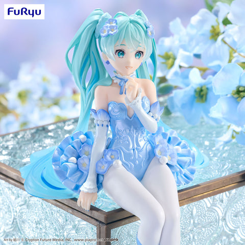 FuRyu Hatsune Miku Noodle Stopper Figure -Flower Fairy Nemophila Pail Blue Color ver.- [preorder]