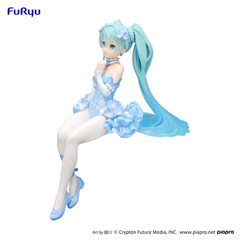 FuRyu Hatsune Miku Noodle Stopper Figure -Flower Fairy Nemophila Pail Blue Color ver.- [preorder]