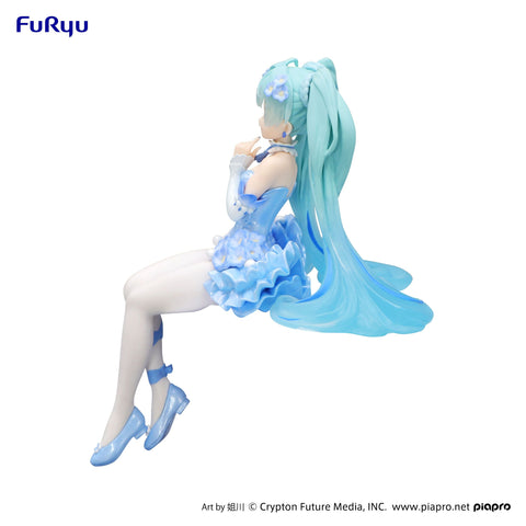 FuRyu Hatsune Miku Noodle Stopper Figure -Flower Fairy Nemophila Pail Blue Color ver.- [preorder]