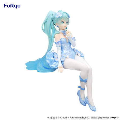 FuRyu Hatsune Miku Noodle Stopper Figure -Flower Fairy Nemophila Pail Blue Color ver.- [preorder]