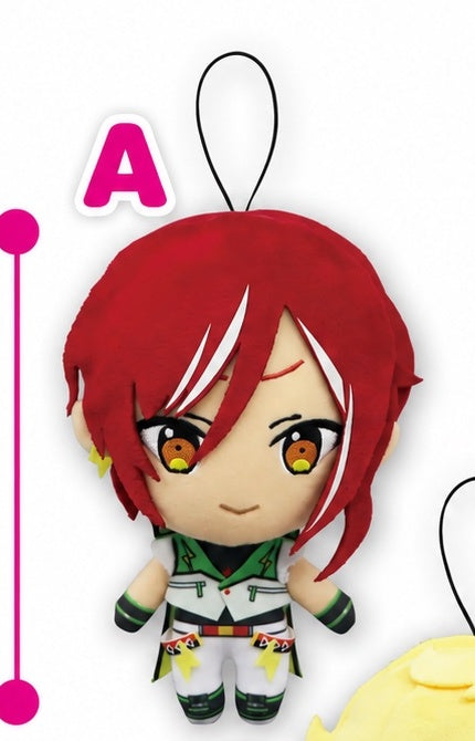 FuRyu Ensemble Stars!! Switch & MaM Plush – Natsume Sakasaki / Tsumugi Aoba / Sora Harukawa / Madara Mikejima