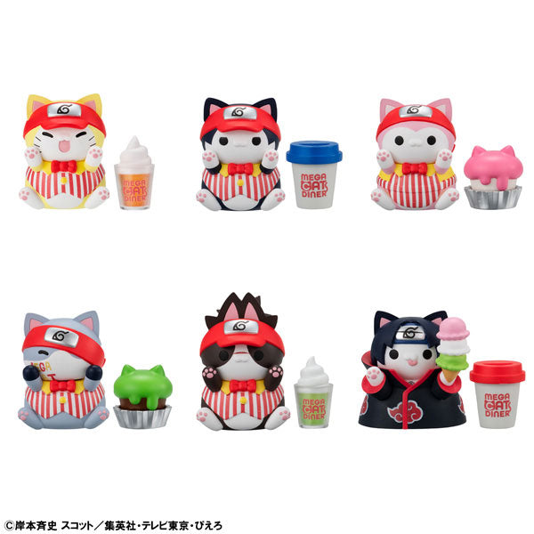 MEGA CAT PROJECT NARUTO -Naruto- Nyaruto! MEGACAT DINER 6-Pack Blind Box [MegaHouse]