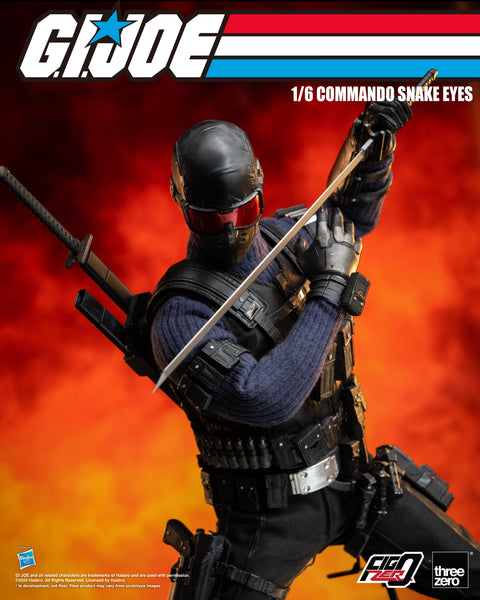 G.I. Joe threezero FigZero 1/6 Commando Snake Eyes