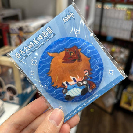Genshin Impact Chibi Fabric Badge - Childe Tartaglia