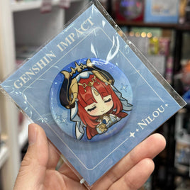 Genshin Impact Official Merchandise - Chibi Expression Badge - Nilou