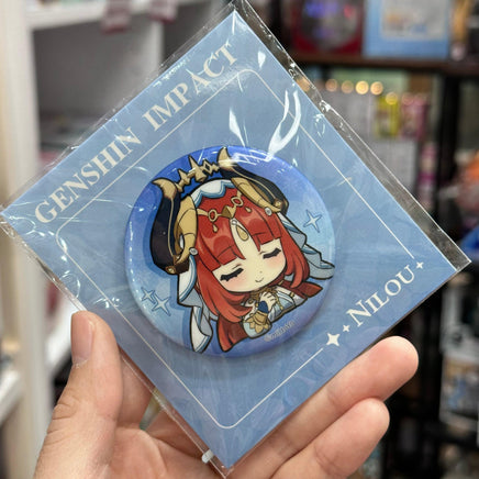 Genshin Impact Official Merchandise - Chibi Expression Badge - Nilou