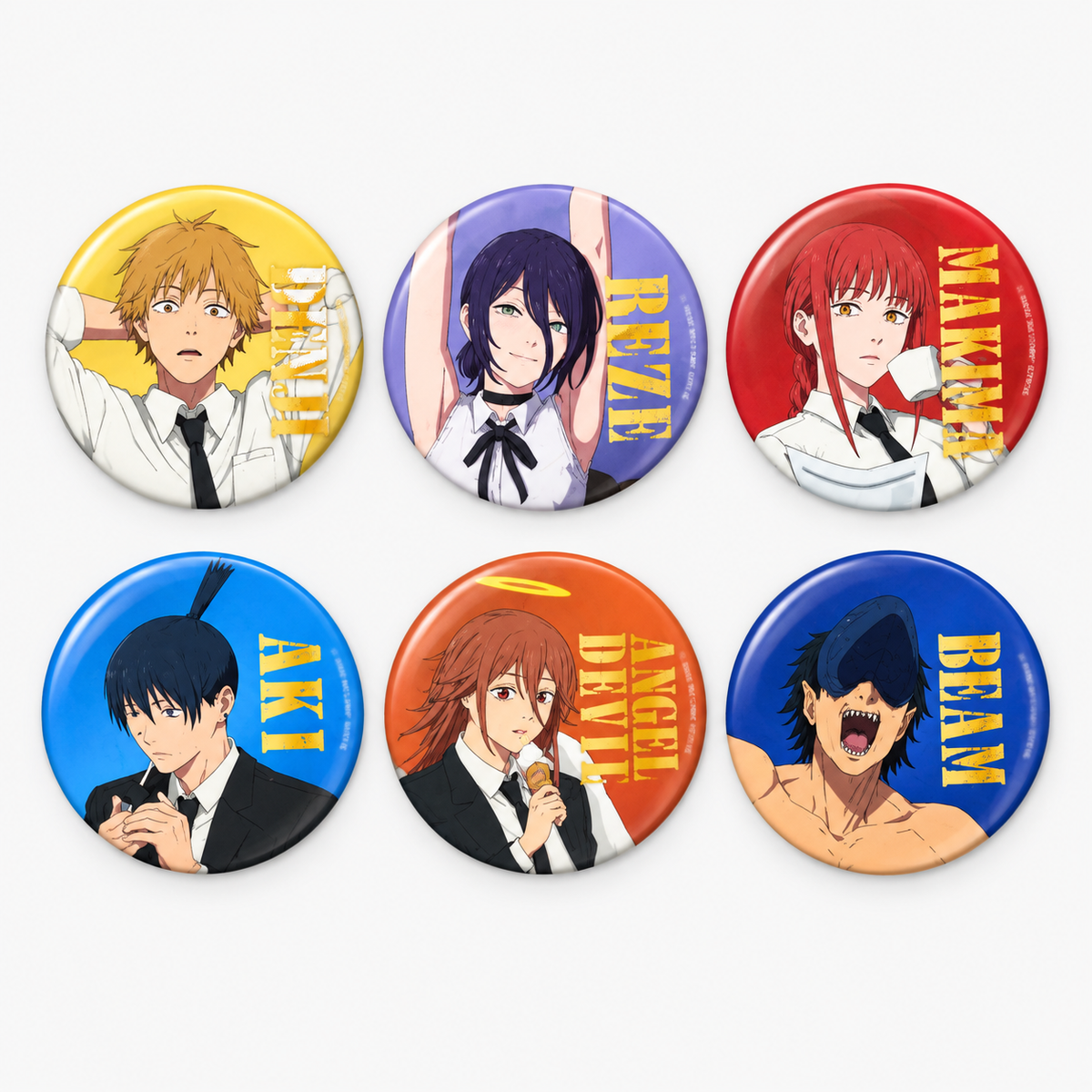 Chainsaw Man: Reze Arc – Vol. 2 Gold Foil Can Badge Collection – 1 Random Pull
