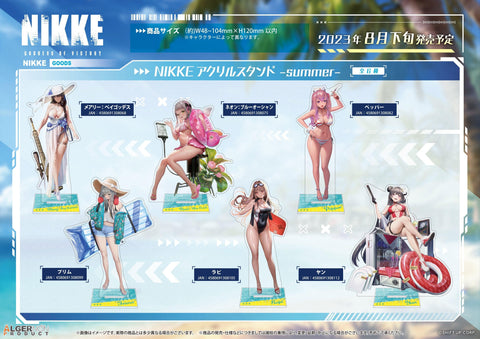 Goddess of Victory: Nikke Algernon Product Acrylic Stand -Summer- Mary: Bay Goddess