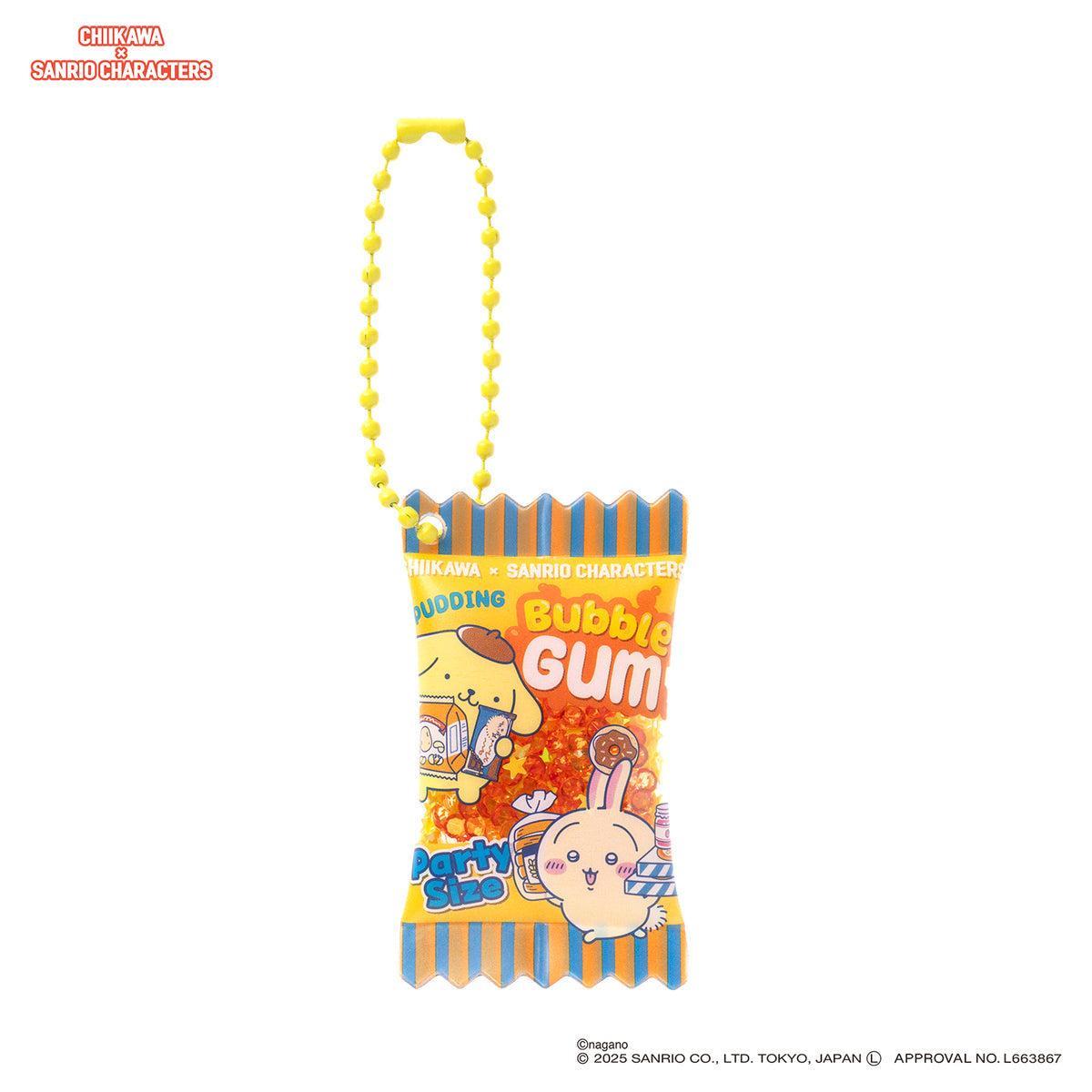Gray Parker Service Chiikawa × Sanrio Characters Supermarket Shaka Shaka Snack Usagi & Pompompurin Keychain