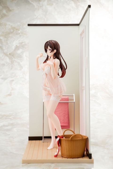 Hakoiri-musume 1/6 scaled p:re-painted figure Rent-A-Girlfriend MIZUHARA Chizuru in see-through lingerie figure Angel White Ver.

[preorder]