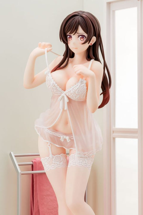 Hakoiri-musume 1/6 scaled p:re-painted figure Rent-A-Girlfriend MIZUHARA Chizuru in see-through lingerie figure Angel White Ver.

[preorder]