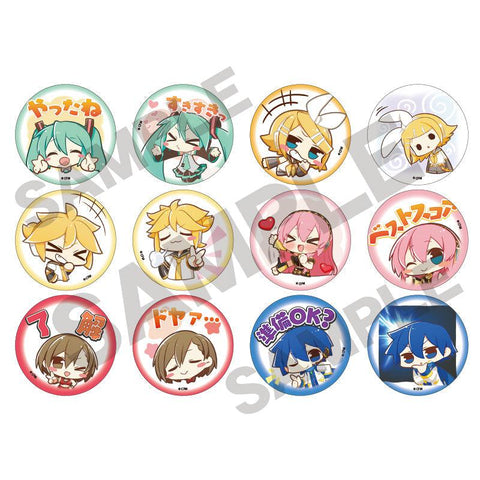 Hatsune Miku Crux Trading Can Badge Piapro Characters (1 Random)