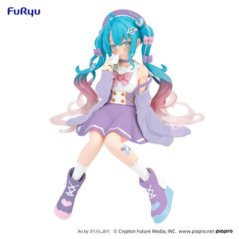 Hatsune Miku FuRyu Noodle Stopper Figure Hatsune Miku Love Sailor Purple Color ver.