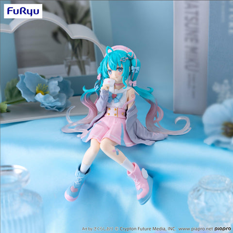 Hatsune Miku FuRyu Noodle Stopper Figure -Love Sailor Grey Color ver.-