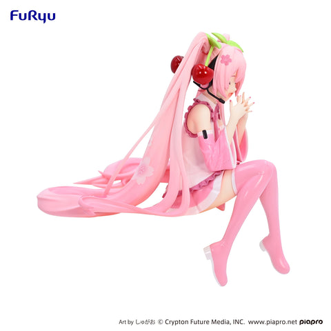 Hatsune Miku FuRyu Noodle Stopper Figure Sakura Miku 2023 Smile ver.