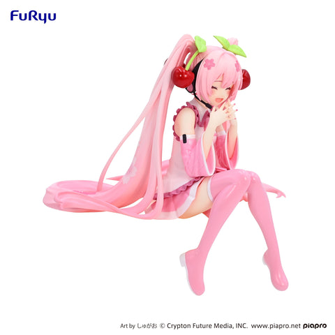 Hatsune Miku FuRyu Noodle Stopper Figure Sakura Miku 2023 Smile ver.