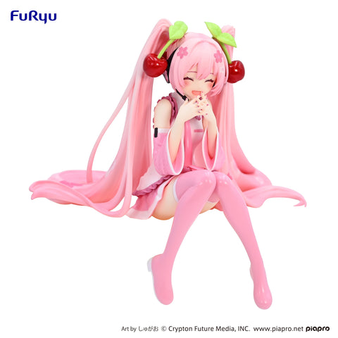 Hatsune Miku FuRyu Noodle Stopper Figure Sakura Miku 2023 Smile ver.