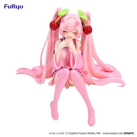 Hatsune Miku FuRyu Noodle Stopper Figure Sakura Miku 2023 Smile ver.