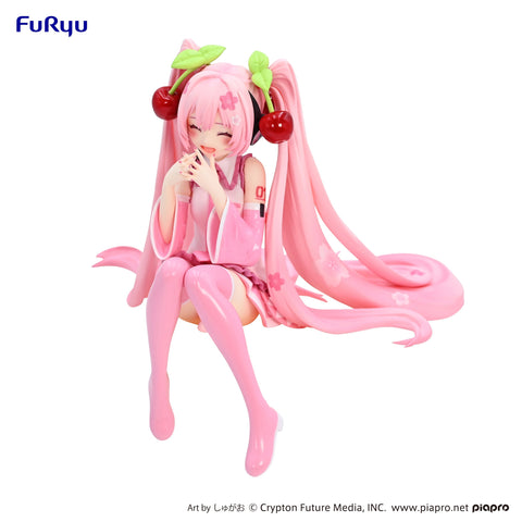 Hatsune Miku FuRyu Noodle Stopper Figure Sakura Miku 2023 Smile ver.