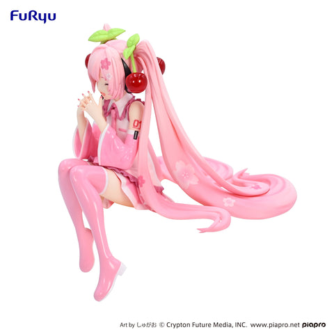 Hatsune Miku FuRyu Noodle Stopper Figure Sakura Miku 2023 Smile ver.